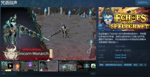 25 年最期待国产肉鸽卡牌游戏《咒语回声》：玩法独特画面精美